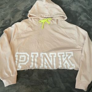 VS PINK cropped hoodie